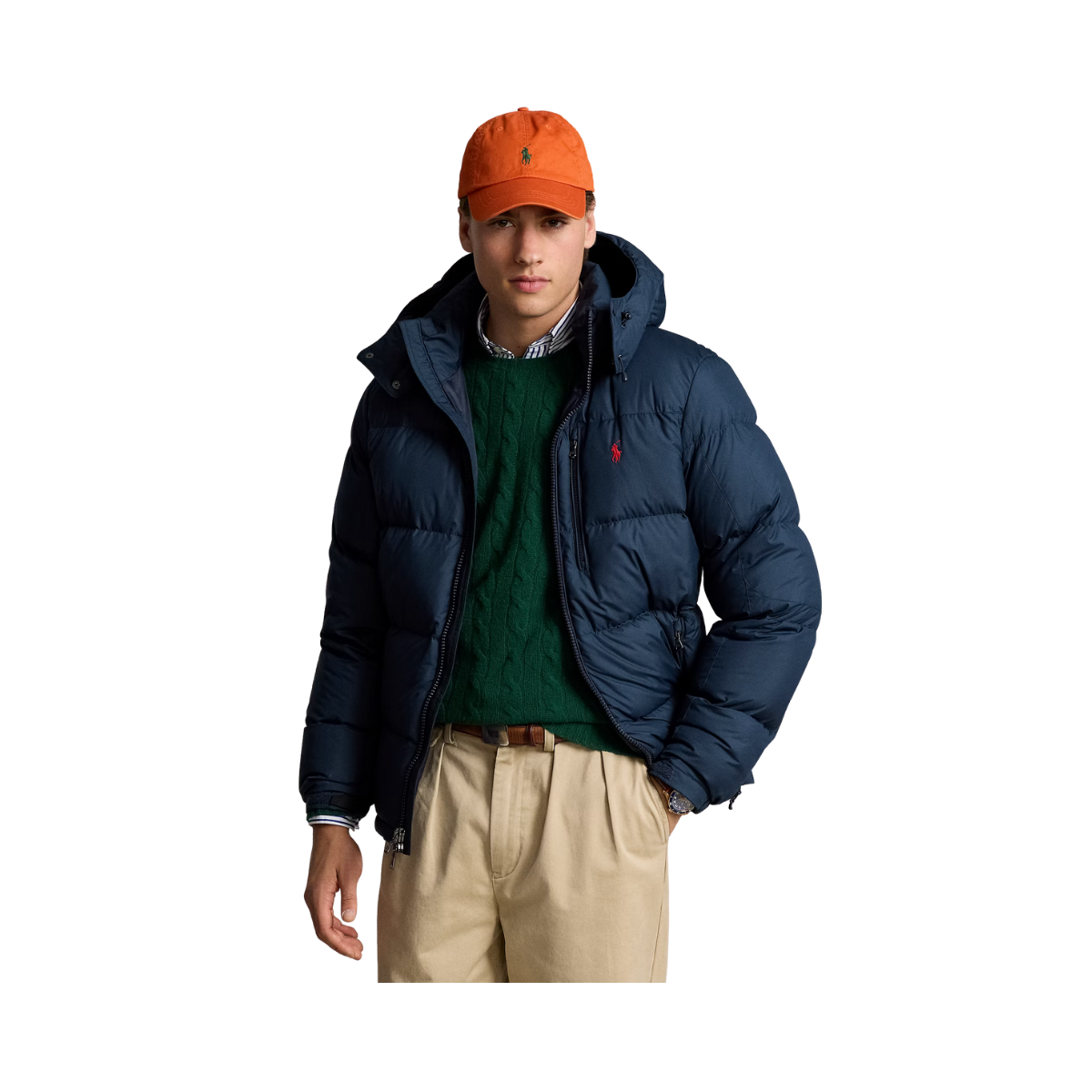 Insulated Bomber Jacket - Collection Navy