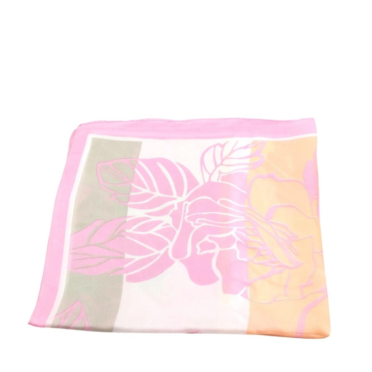 Pantin Silk Scarf 50x50cm - Pink