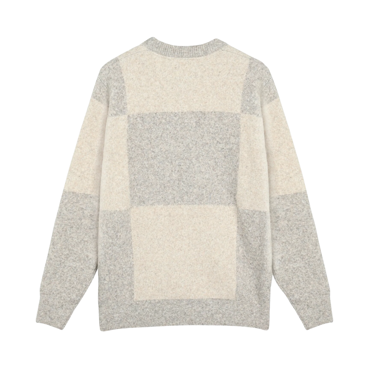 12558 VilmerSi Panel Knit - Mid Grey Melange