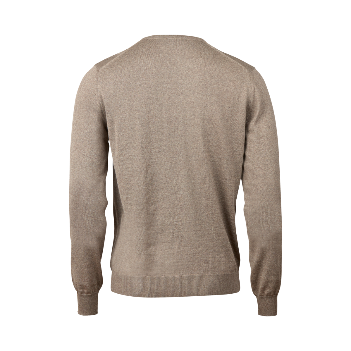 Merino Extrafine Crew Neck - Light Brown