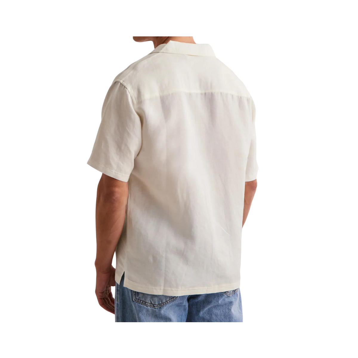Elviro Linen S/S Shirt - White