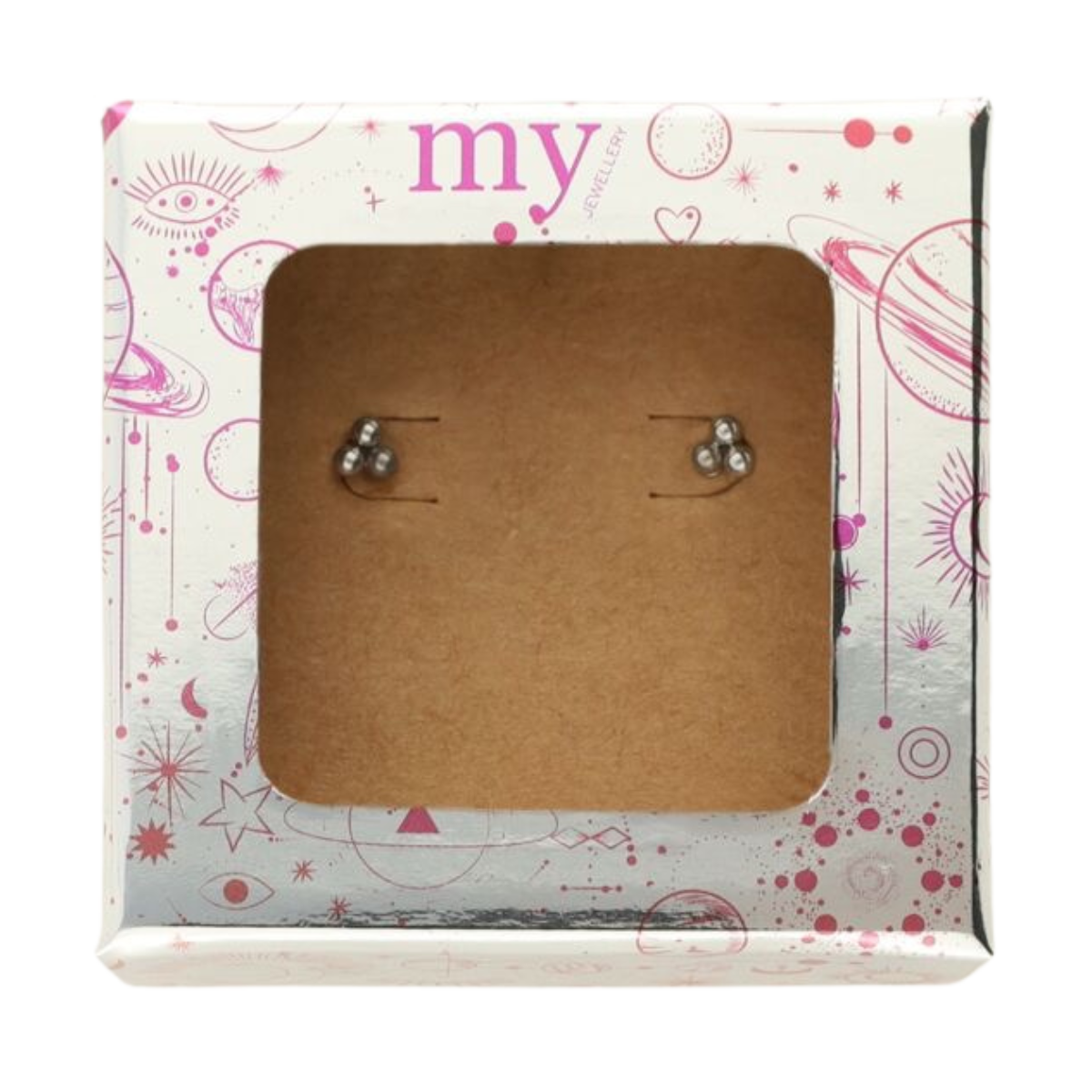 Studs 3 dots - 1500 Silver