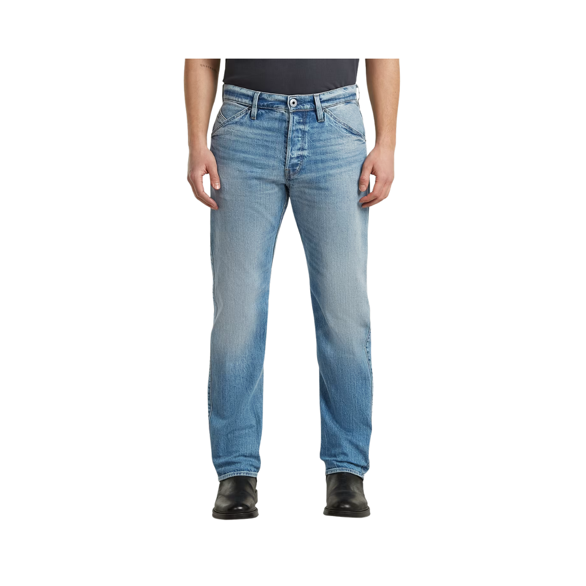 Dartt 3D Slim Straight - Faded Blue Halite