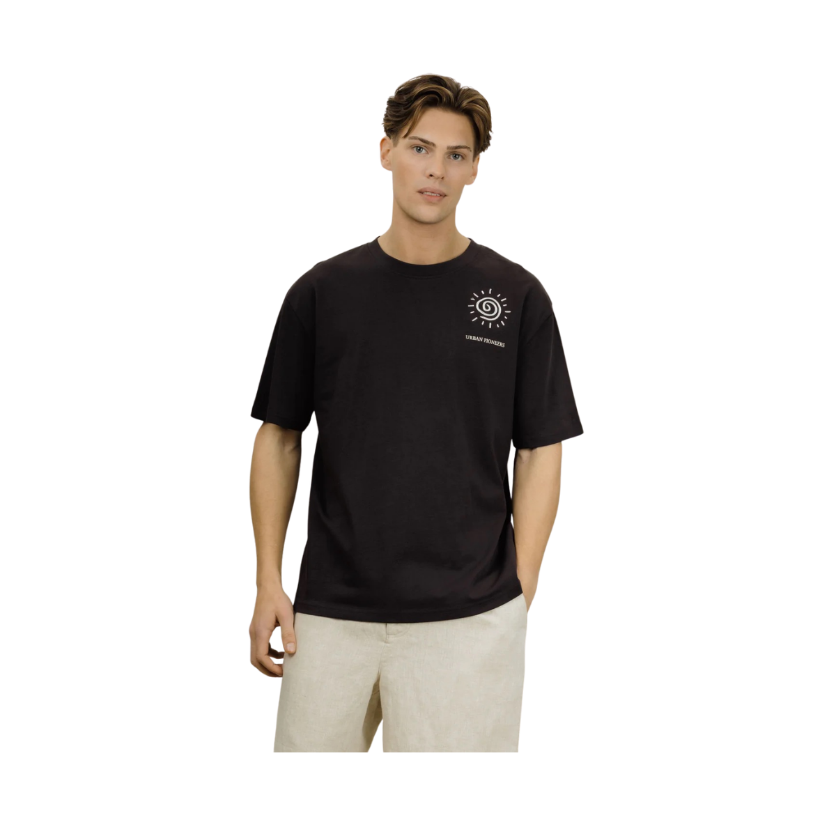 Flavio Tee - Washed Black Surfer