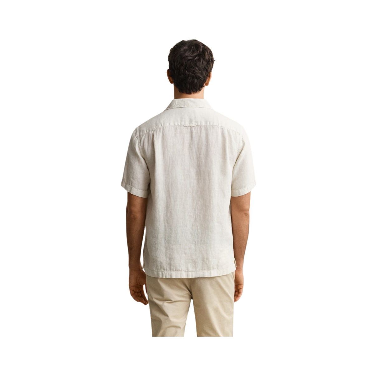Gmnt Dyed Linen Camp Shirt - Sand