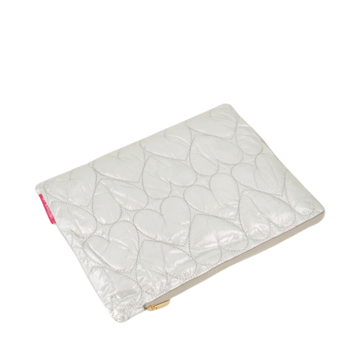 Laptop Sleeve Heart - Silver