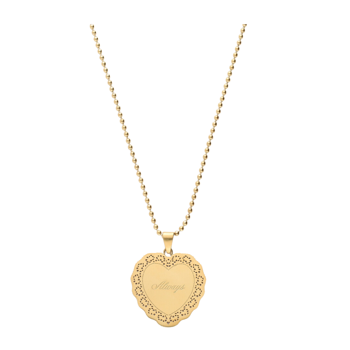 Necklace Heart Always - Gold