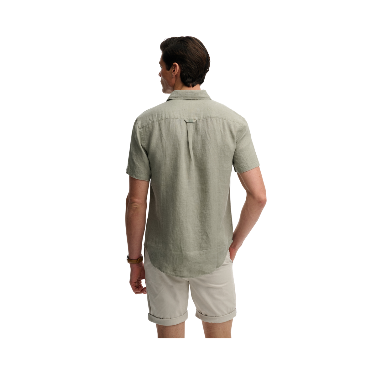 Riviera S/S Linen Shirt - Bay Green