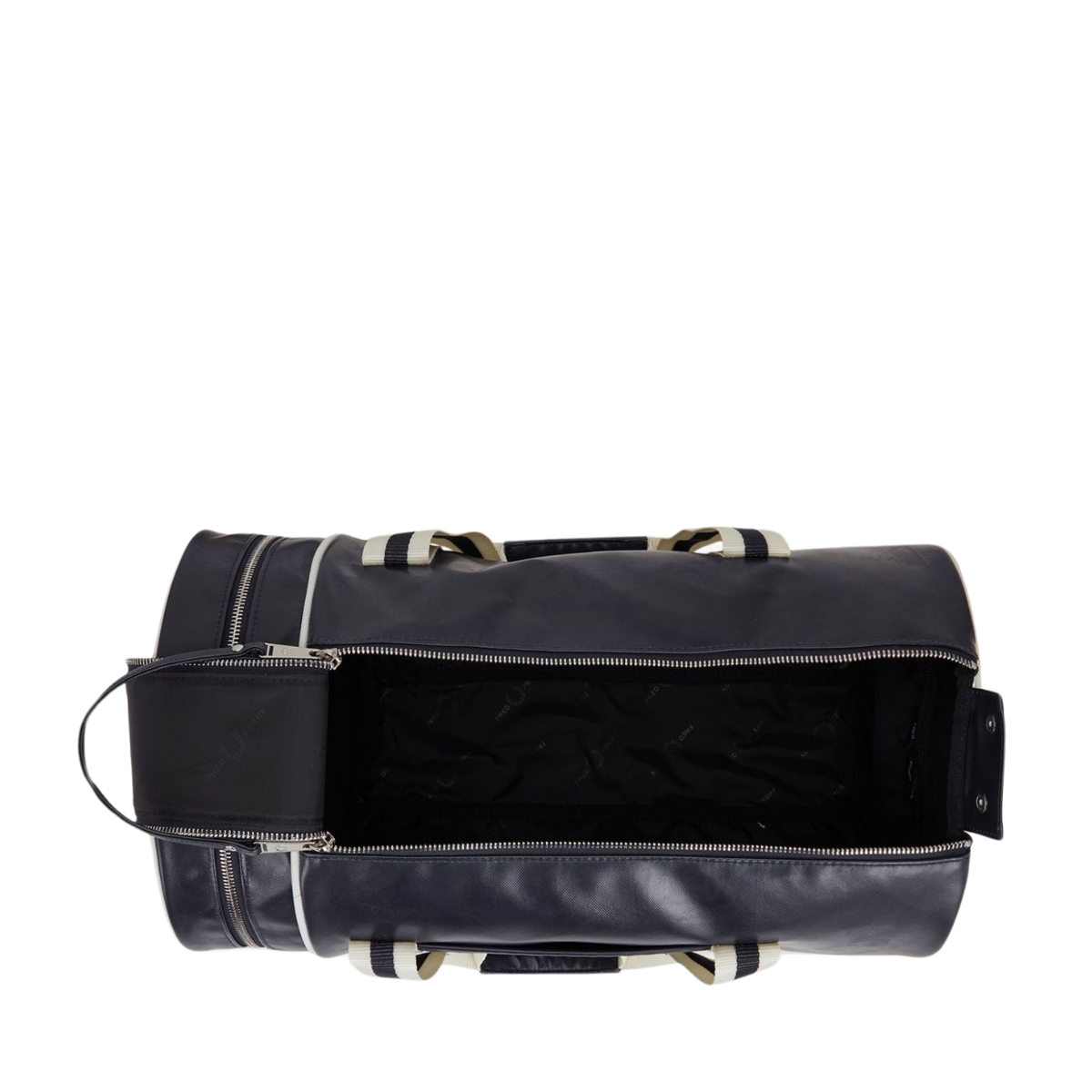 Classic Barrel Bag - Navy-Ecru