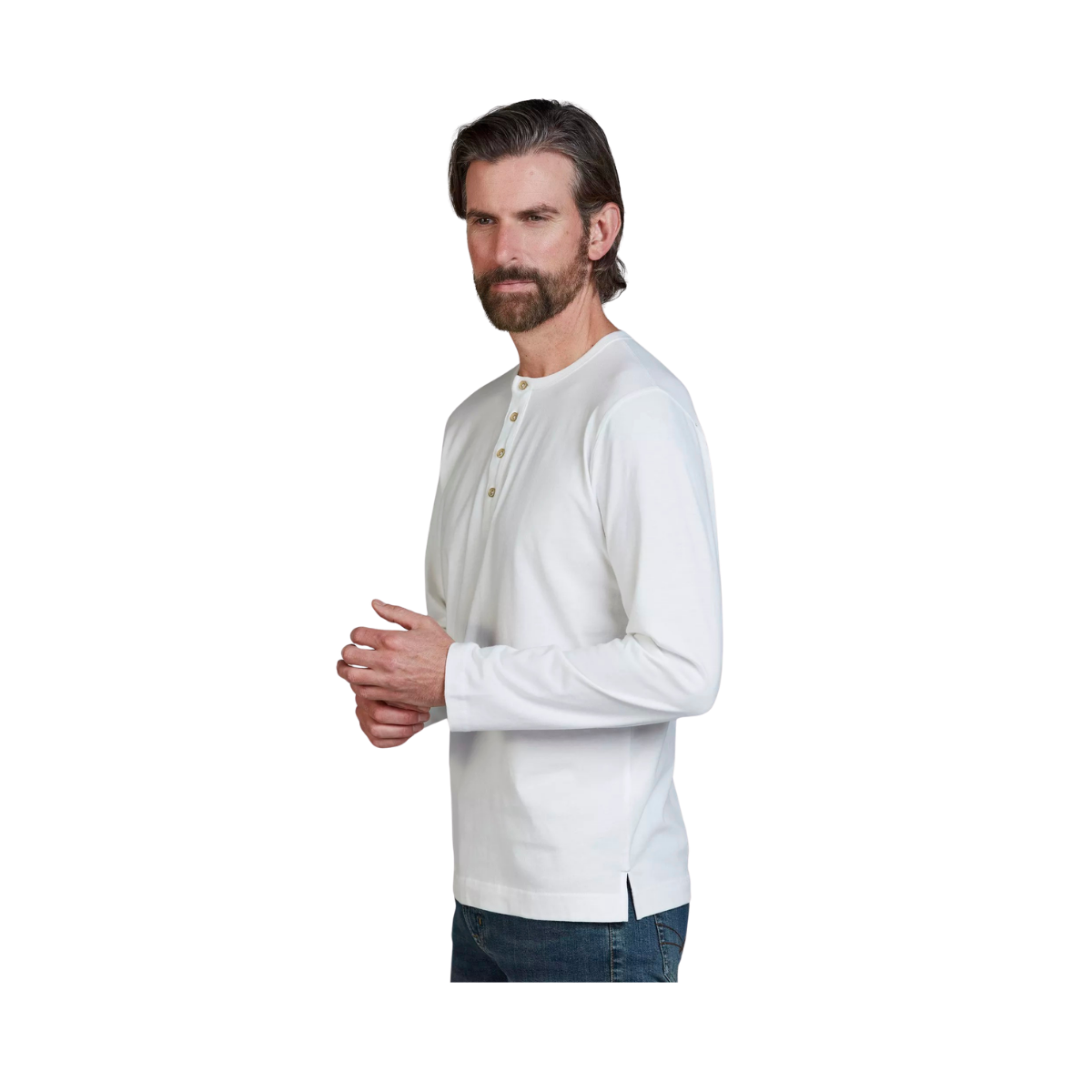Gran'Dad L.Sl Tee - Offwhite