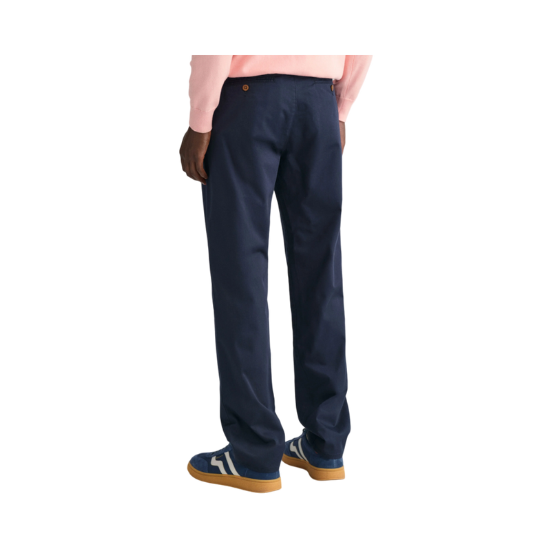 Relaxed Linen DS Pants - Navy