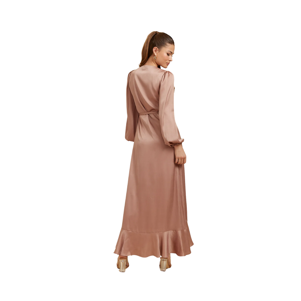 SHAUNI LS DRESS - Pink