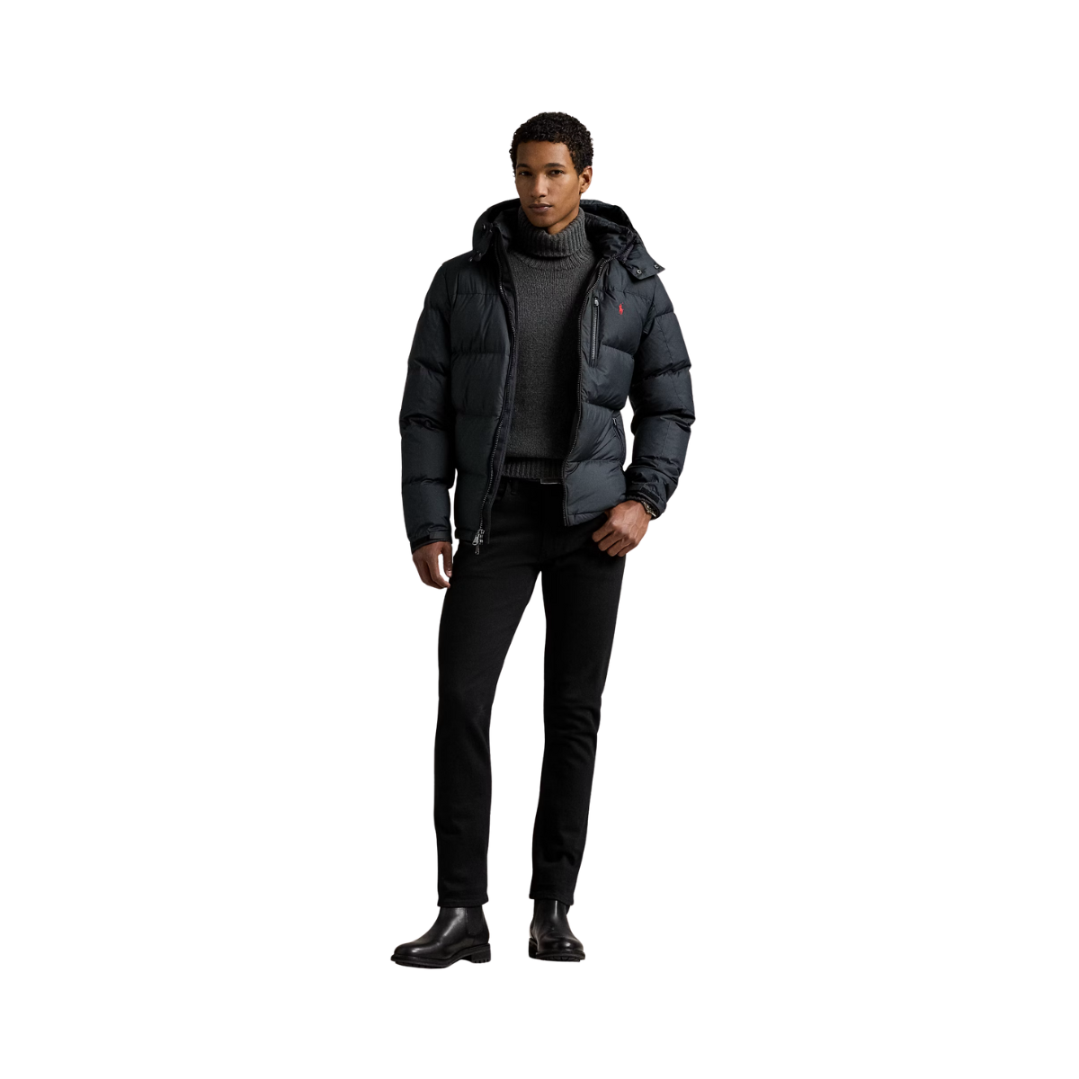 Insulated Bomber Jacket - Polo Black