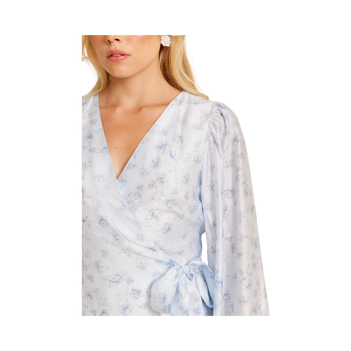 KITA DRESS - LIGHT BLUE FLOWERS