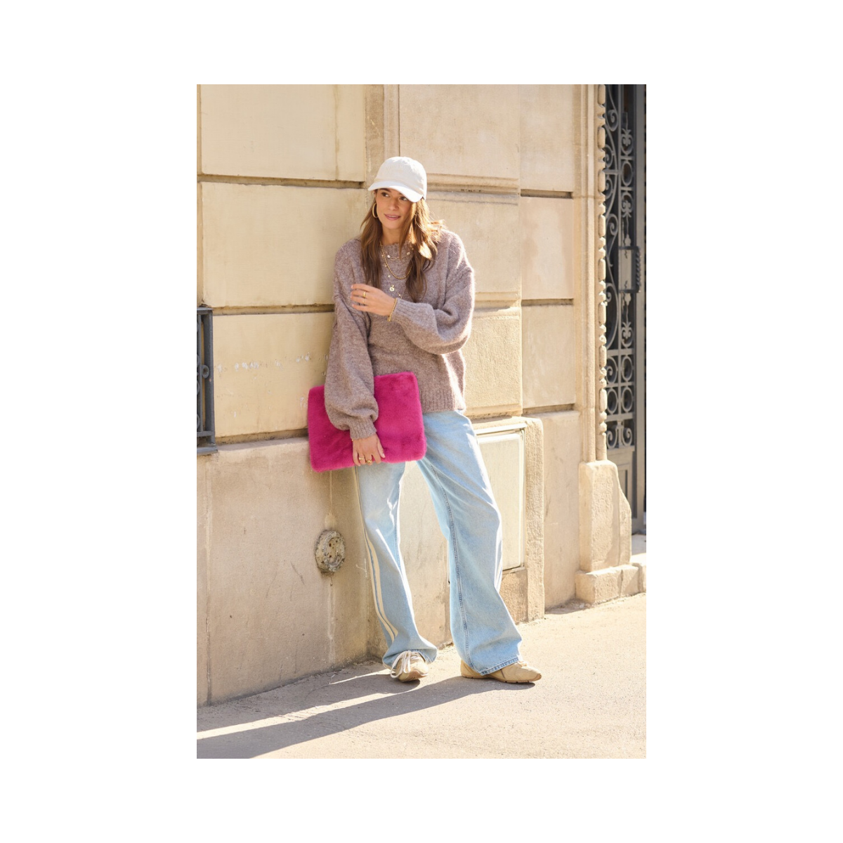 Laptop Sleeve Fur Pink - 800 Pink