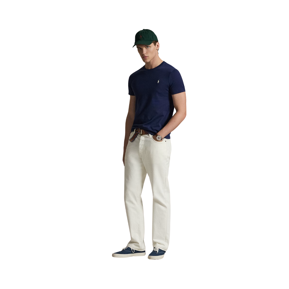 Classic Fit Crewneck T-Shirt - Newport Navy