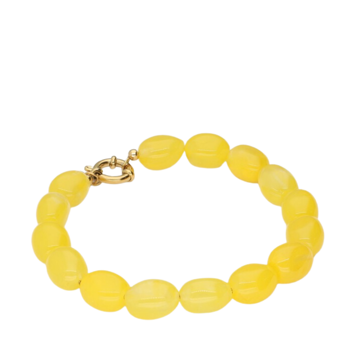 Bracelet Beads Yellow - Gold
