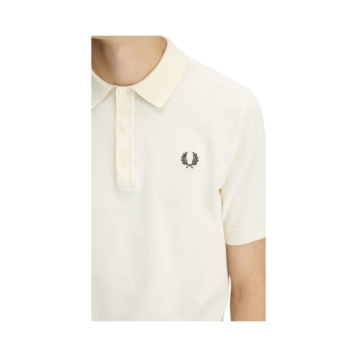 Cotton Knitted Shirt - Ecru