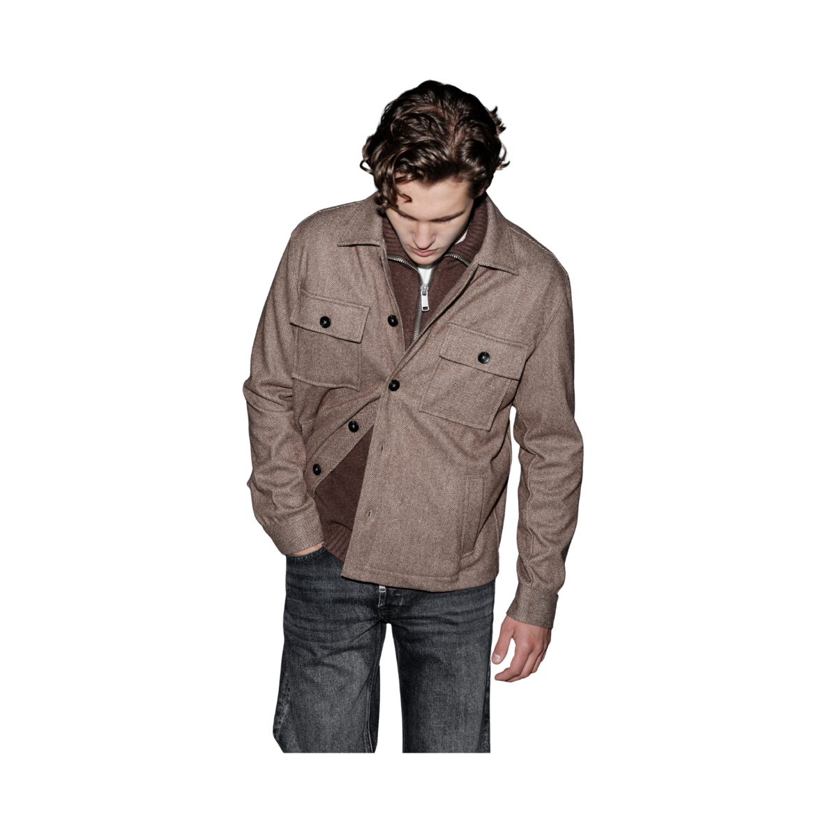 Colton Overshirt - Brown
