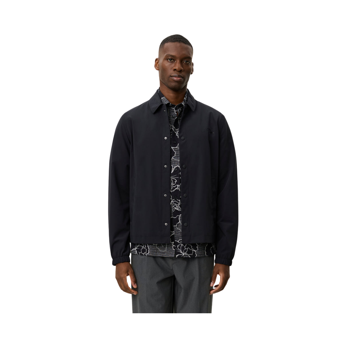 Idris Coach Jacket - Black