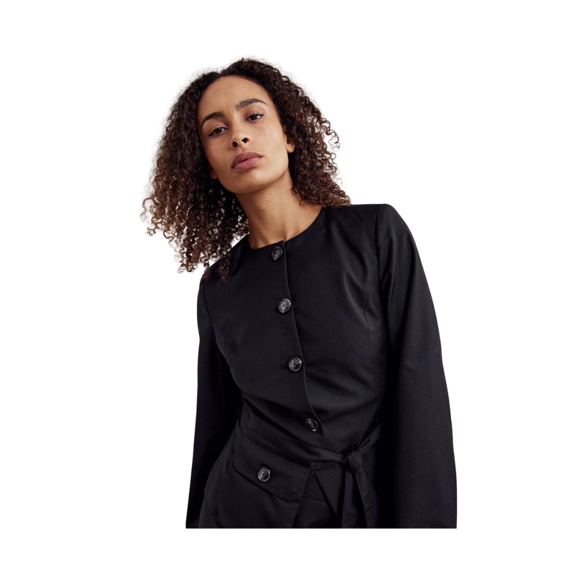 Kasaundra LS Blazer - Black