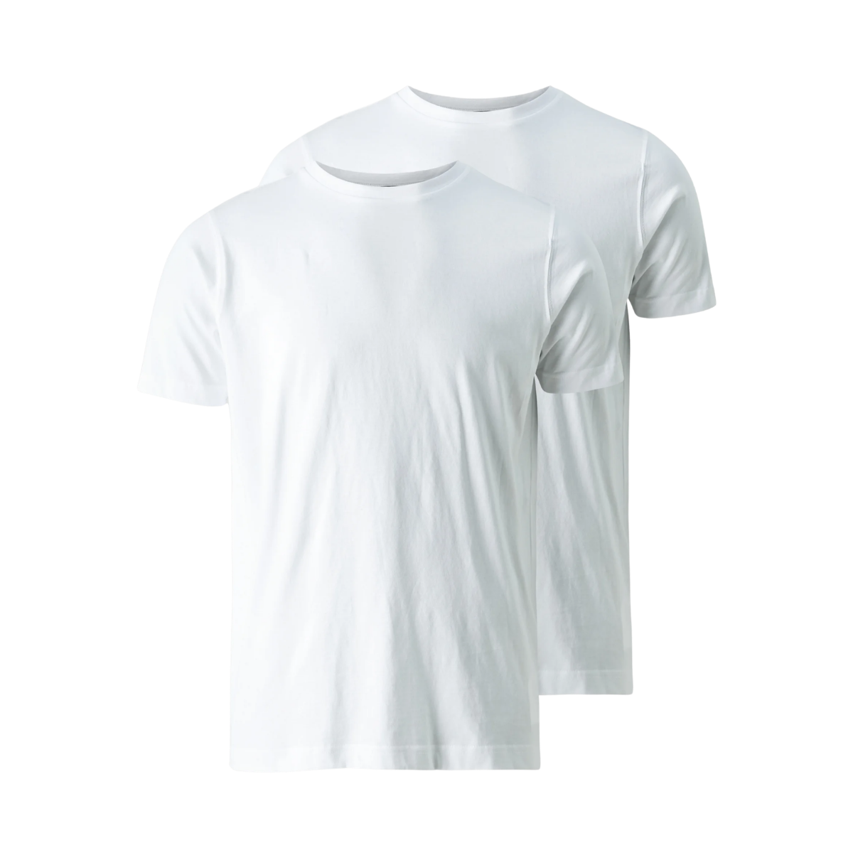 Duo Pack Crewneck - White