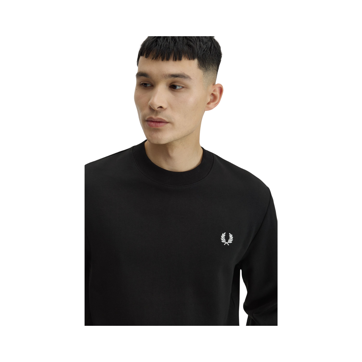 Crew Neck Sweatshirt - Black