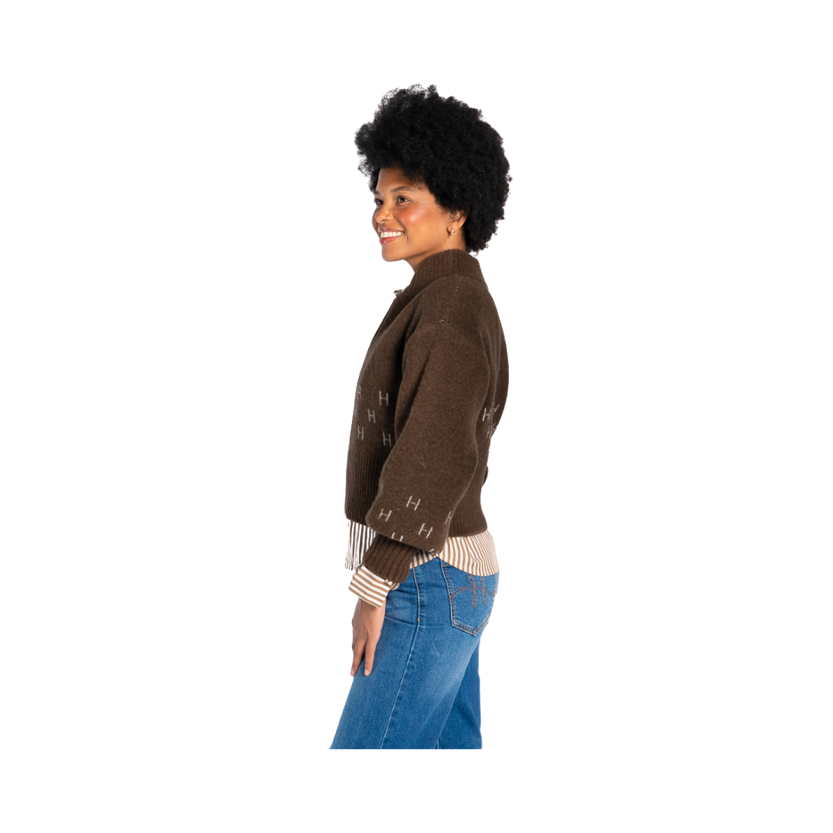 Märtha Short Jacket - Dark Earth