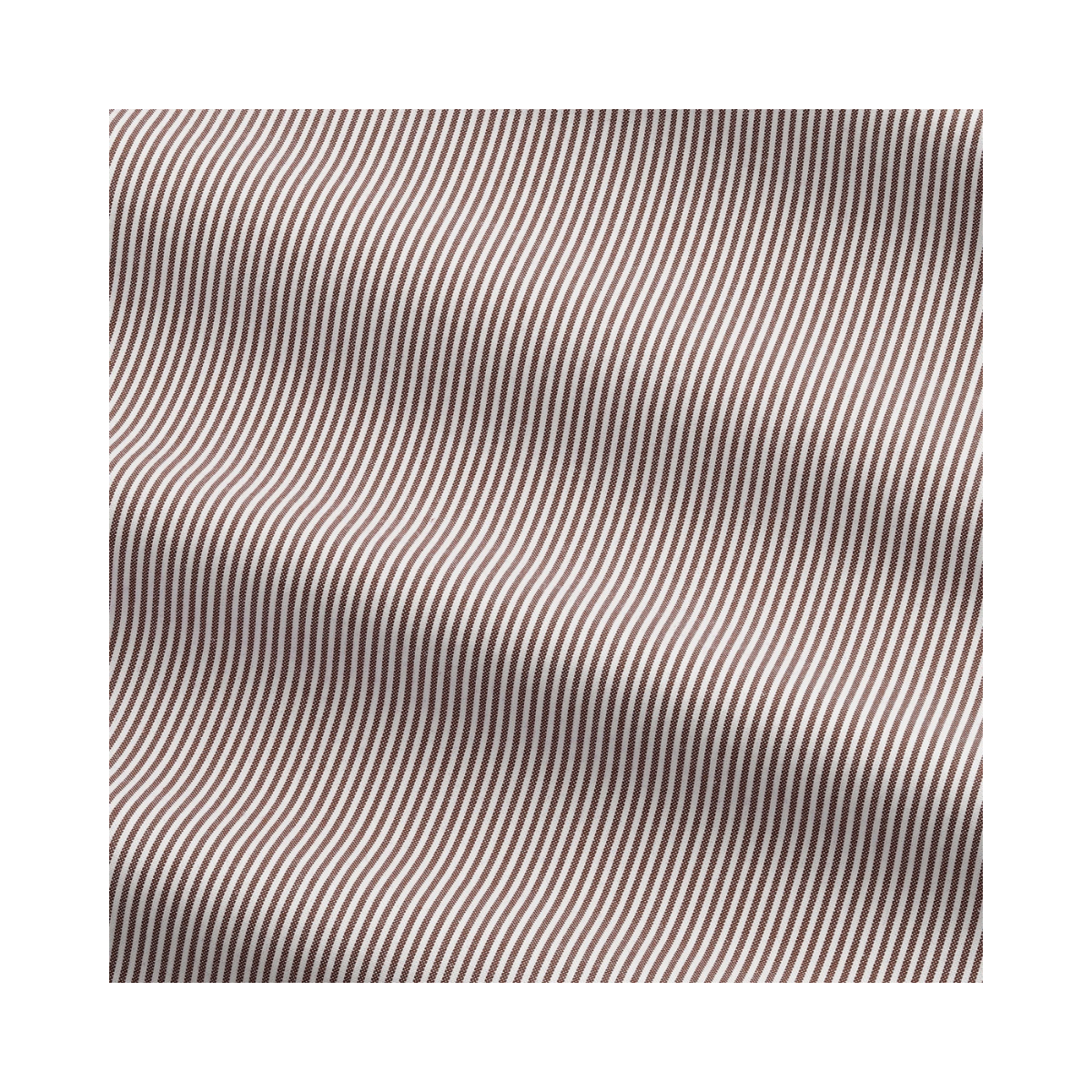 Pinstripe Shirt - Brick