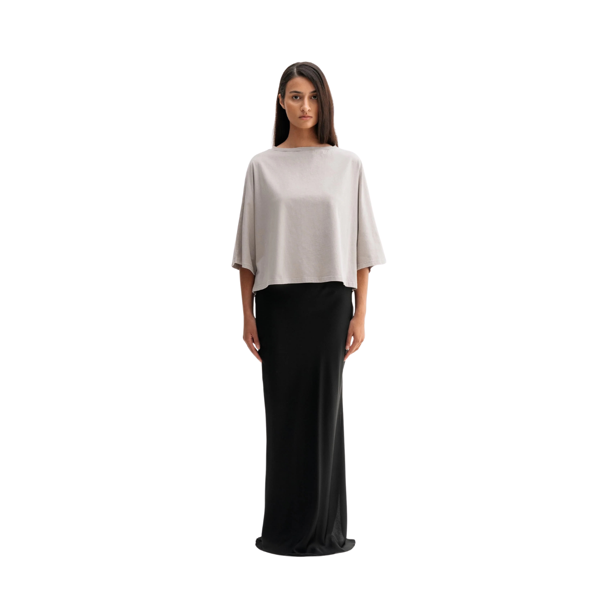 Thea Jersey Tee - Washed Greige