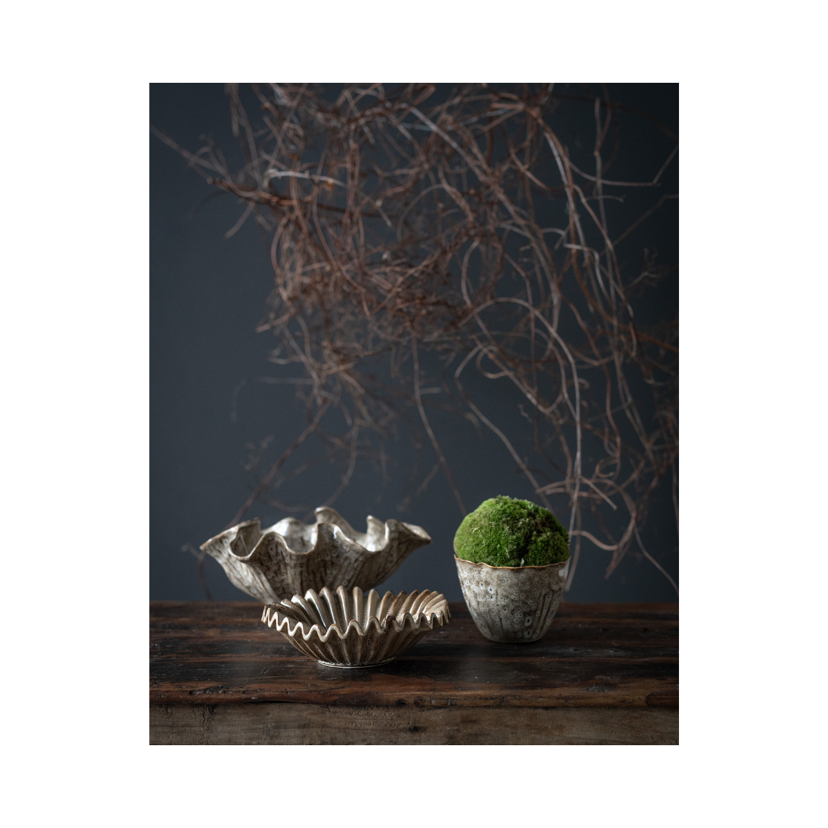 HANNA Plantering 28x12cm - Brunmelerad