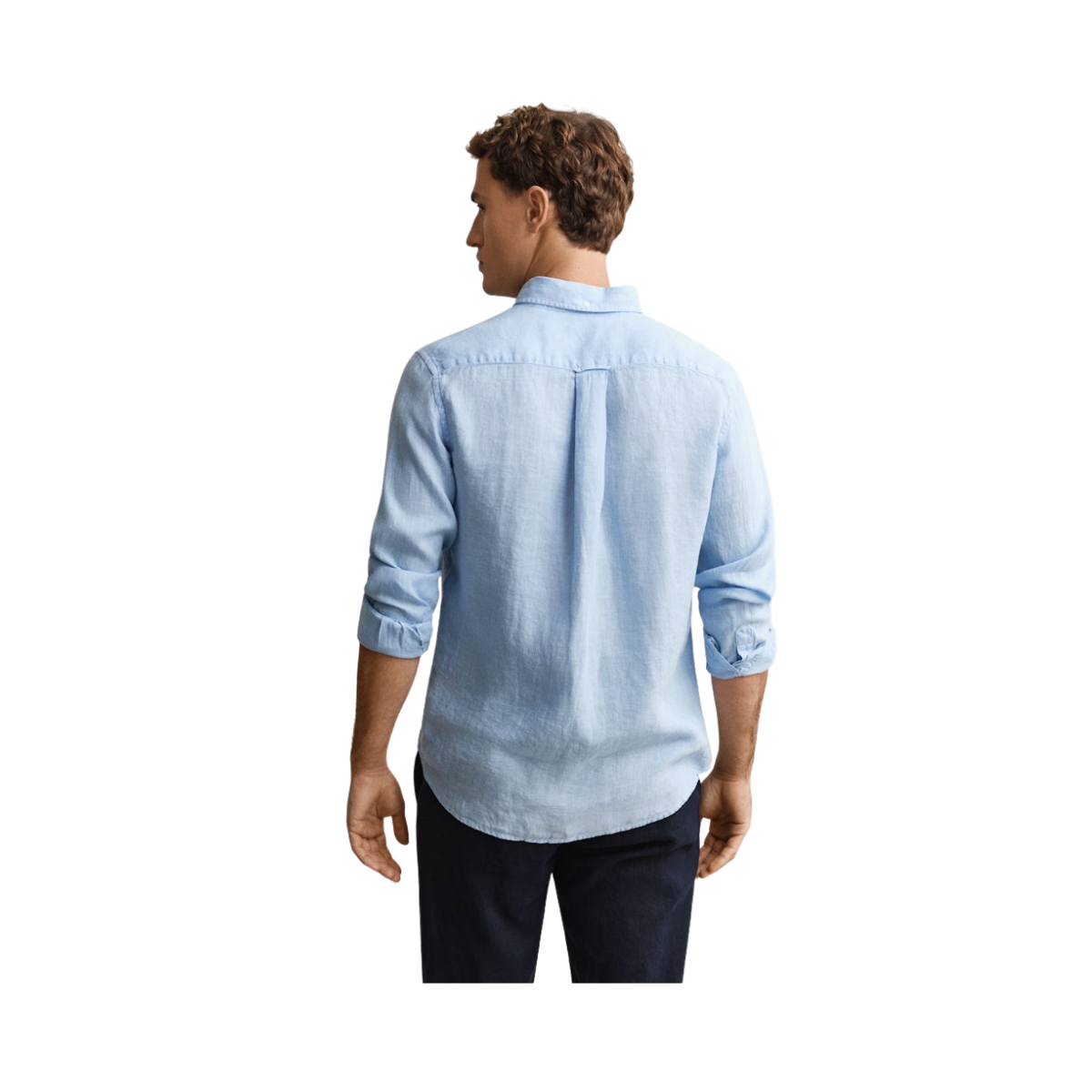 Gmnt Dyed Linen Shirt - Sky Blue