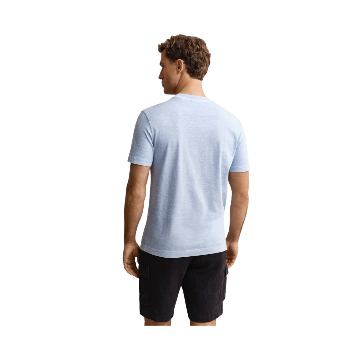 Washed Slub Tshirt - Fresh Blue