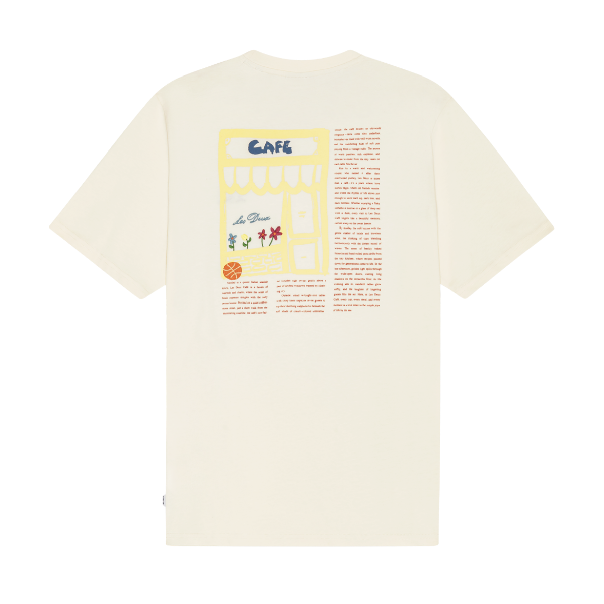 Café T-Shirt - Light Ivory