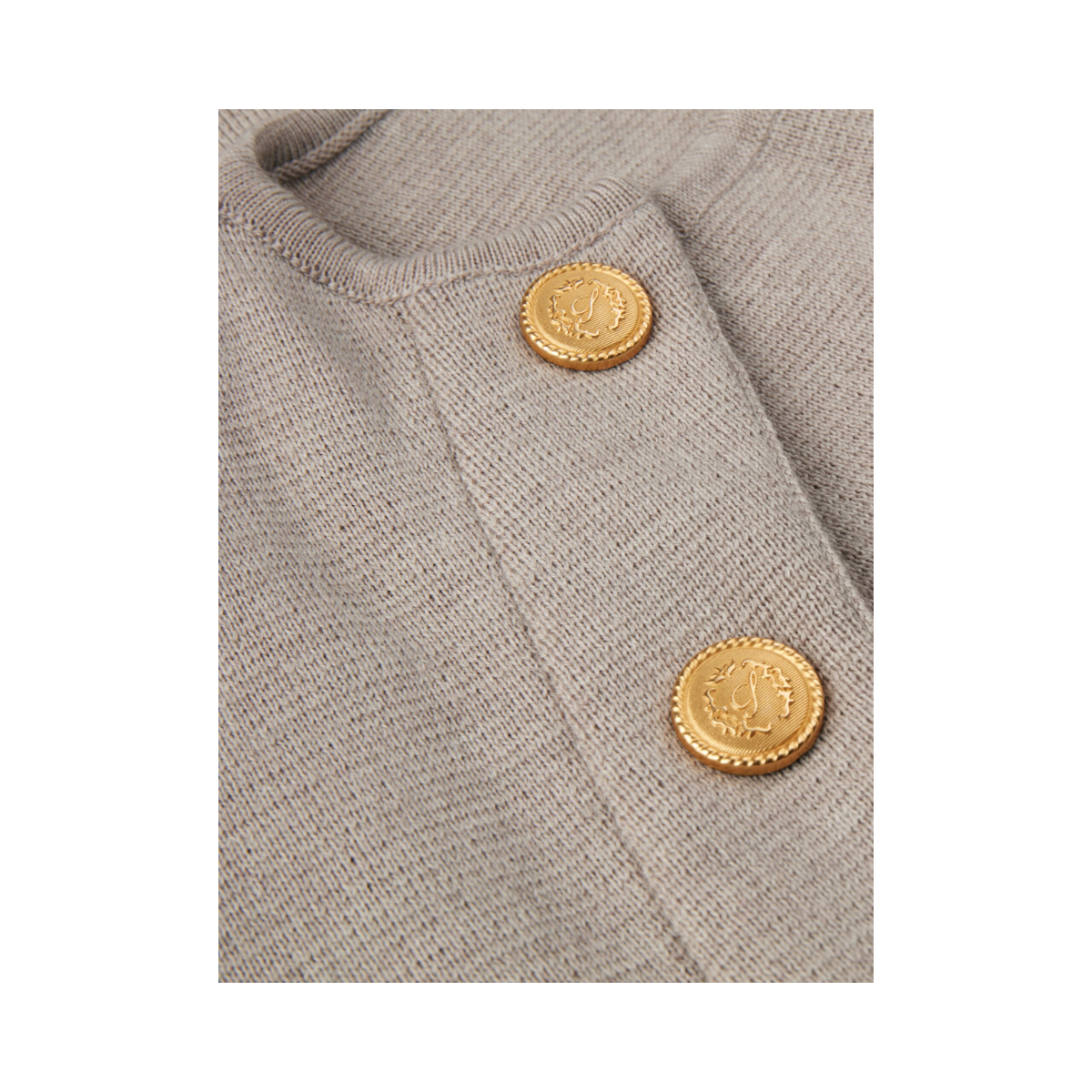 Mary Knit Poncho - Beige