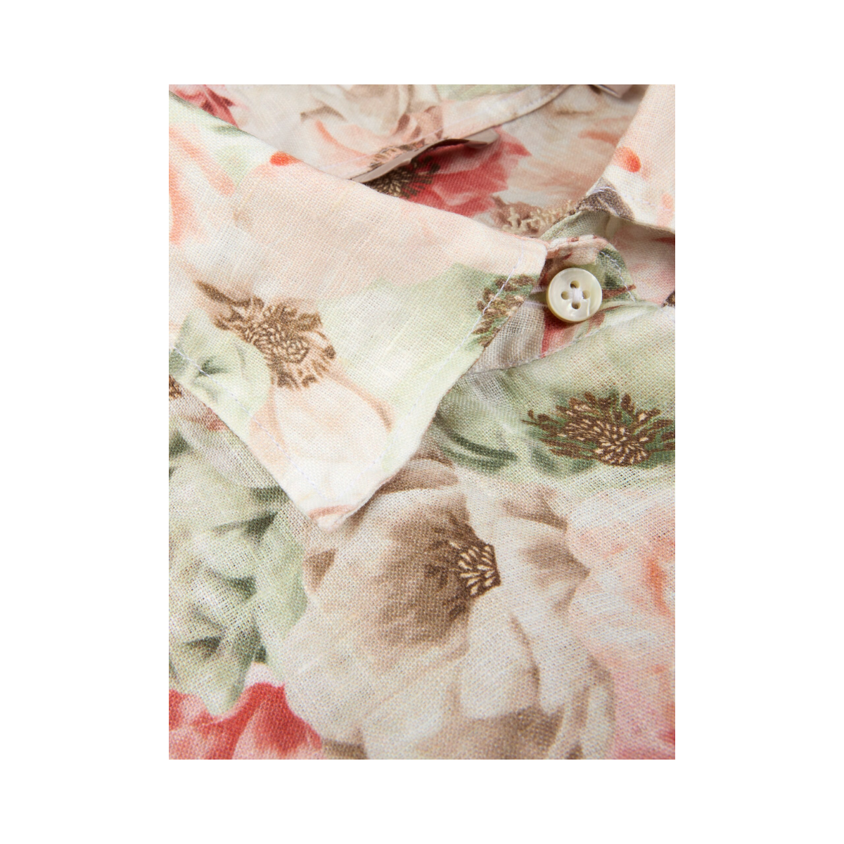 Siri Shirt - Light Orange Pattern