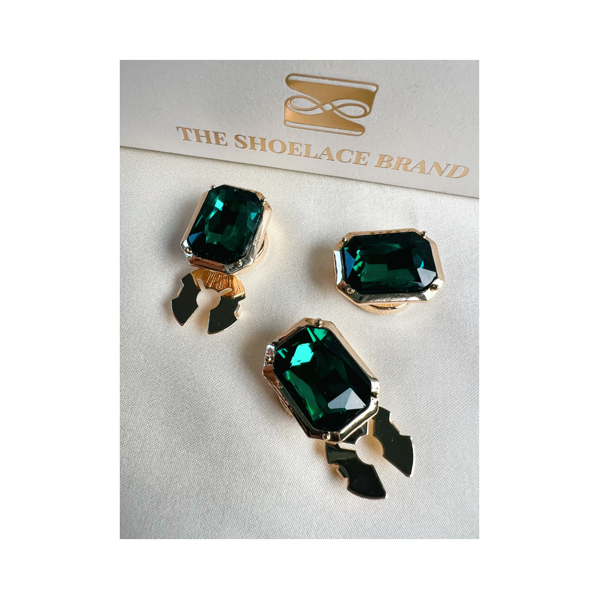 Nea Styck - Emerald Green Crystal Rectangle