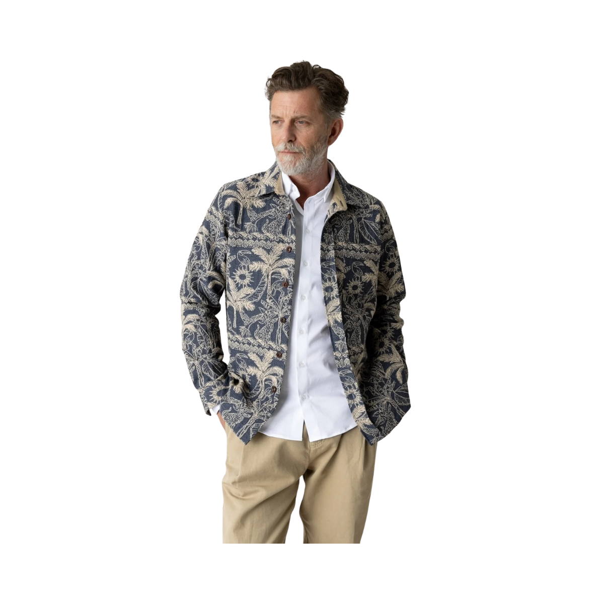 MMGDavid Garden Overshirt - Salute Navy