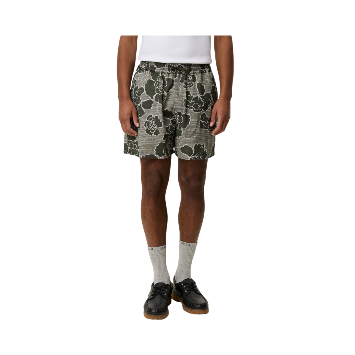 Charlie Poppy Shorts - Olive Night Green