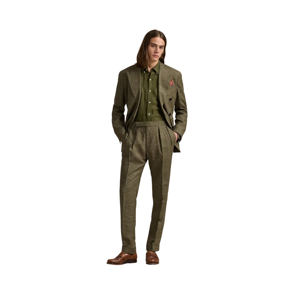 Long Sleeve Sport Shirt - New Olive