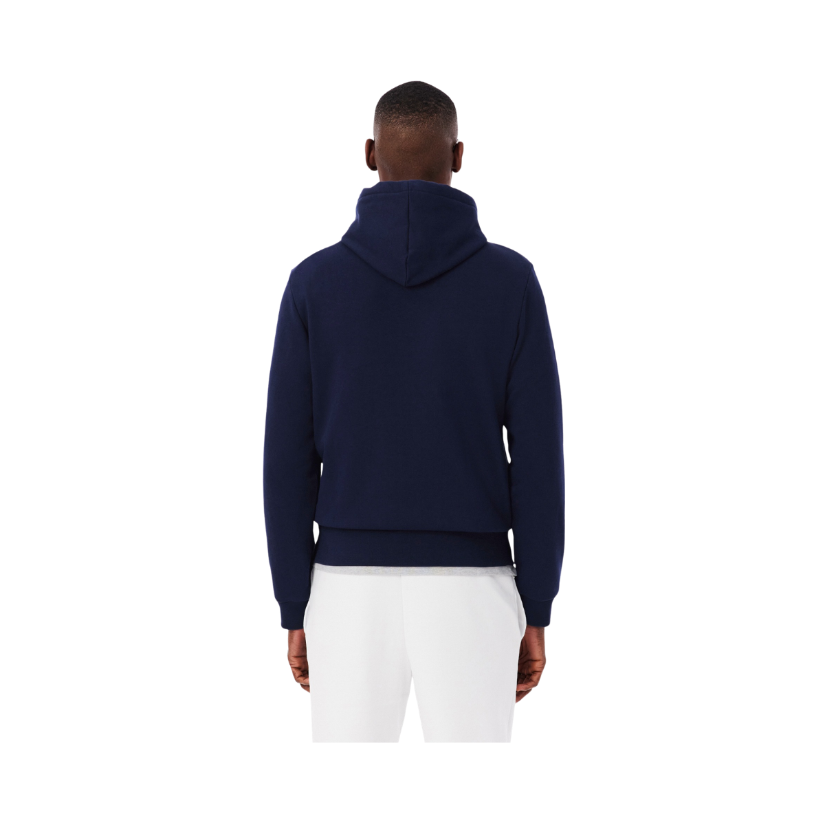Zip-Through Hooded Sweatshirt - Navy Blue