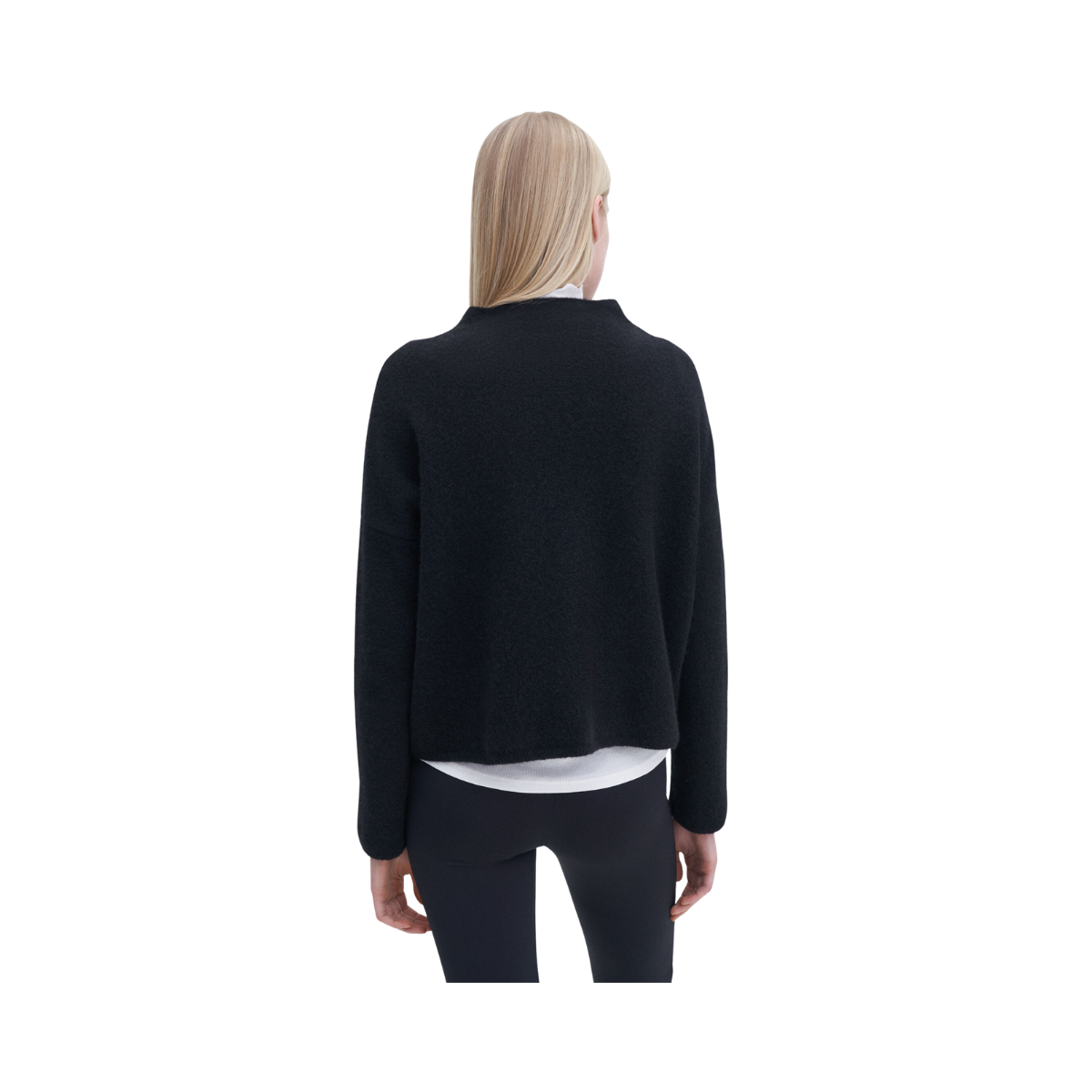 Mika Yak Funnelneck Sweater - 1433 Black