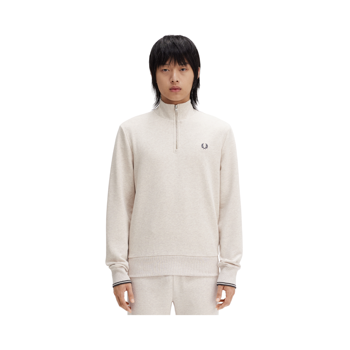 Half Zip Sweatshirt - Porridge