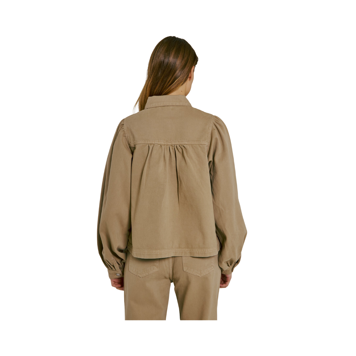 Ninni denim shirt - Dark Sand
