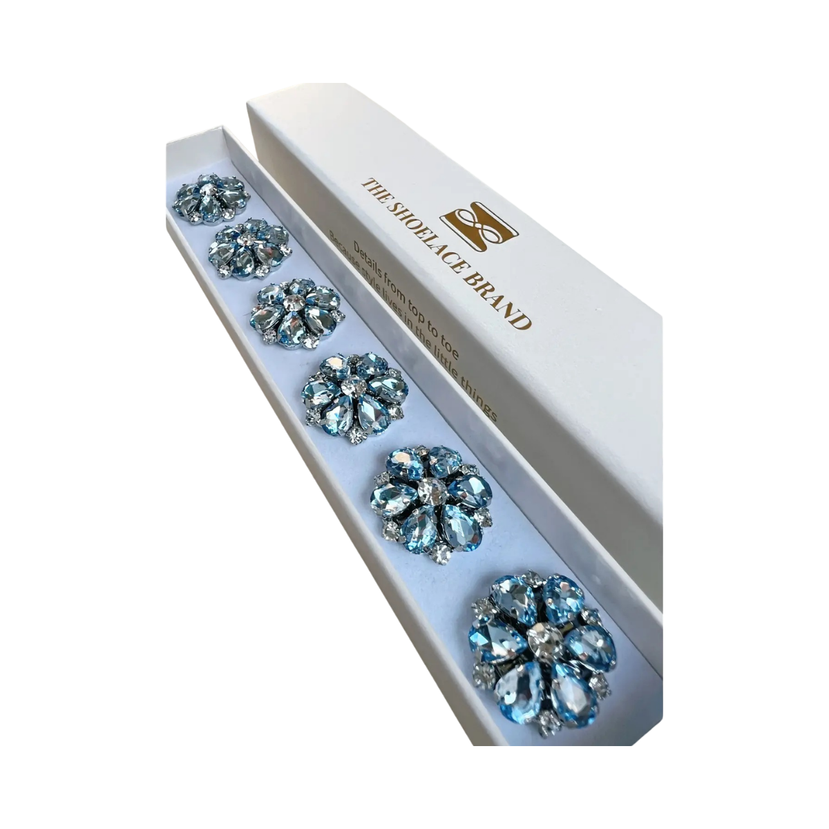 Hollie Styck - Light Blue & White Flower