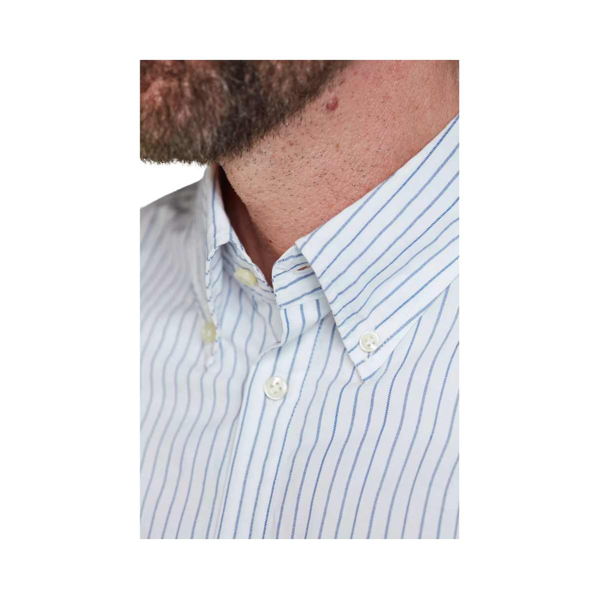 Coastal Stripe Shirt - White