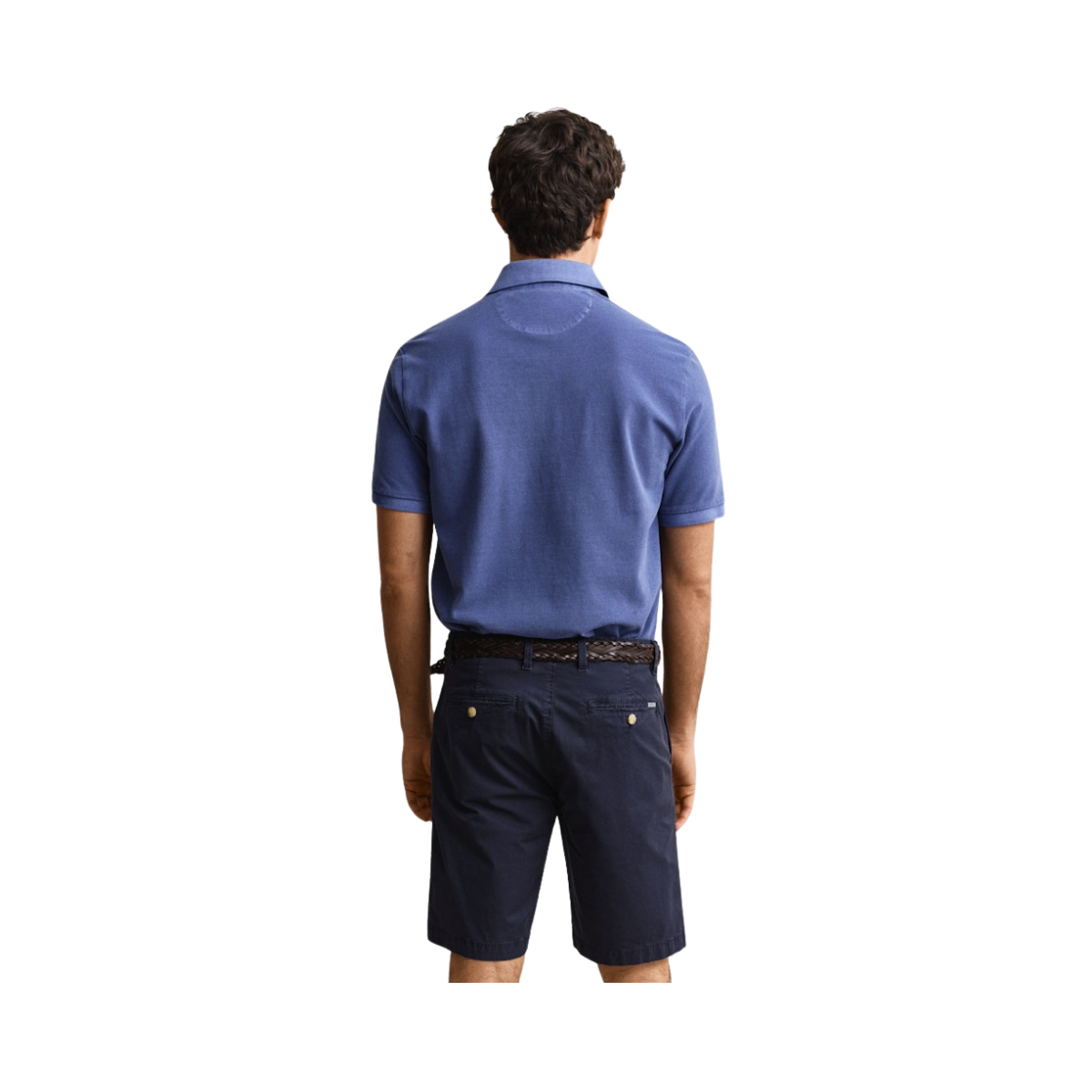 Sunfaded SS Polo - Vintage Blue