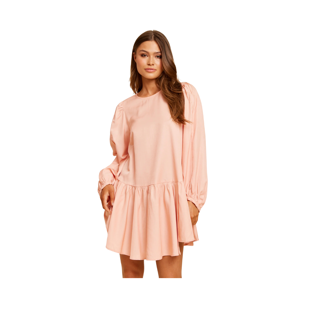 OTILIA DRESS - CORAL