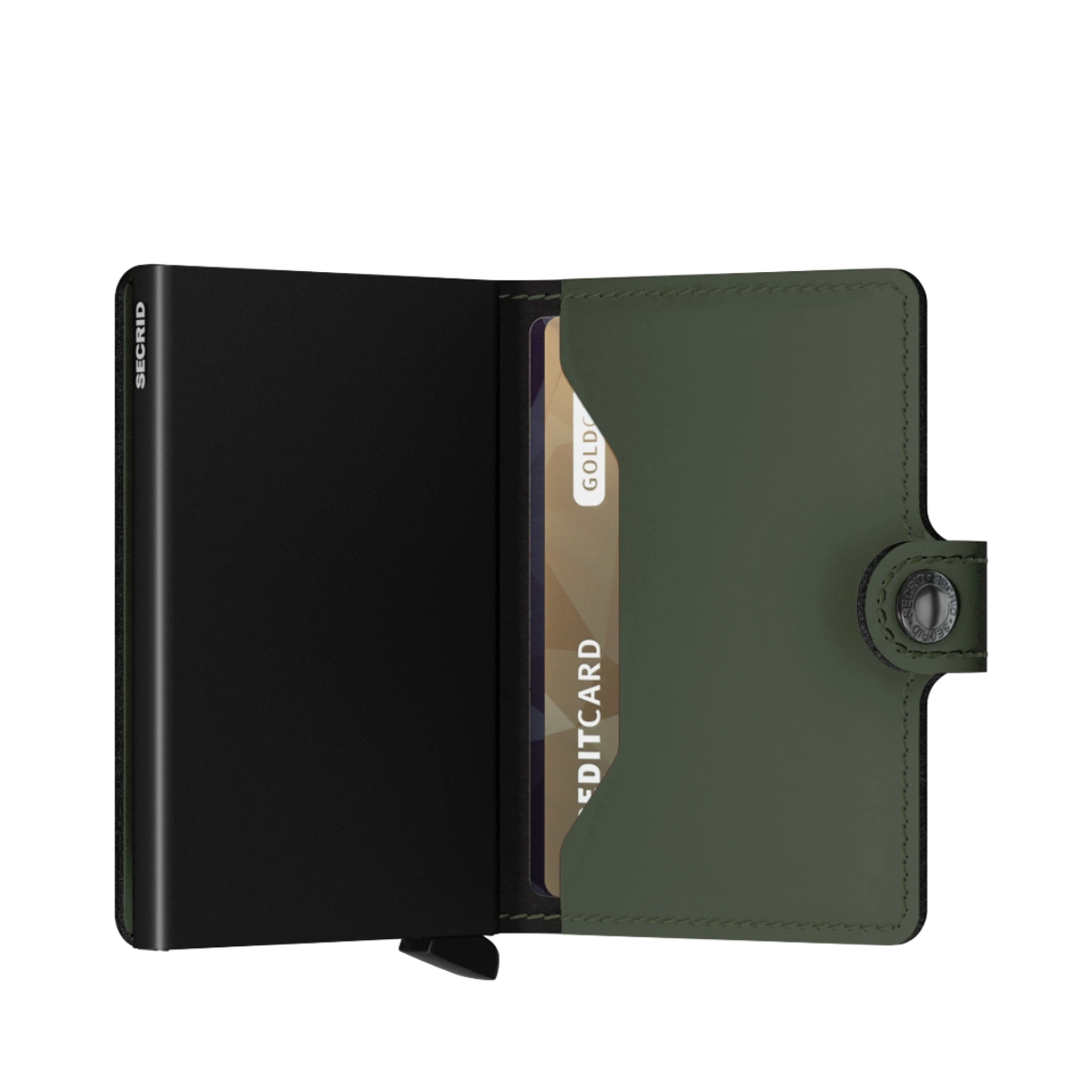 Miniwallet Matte - Green & Black