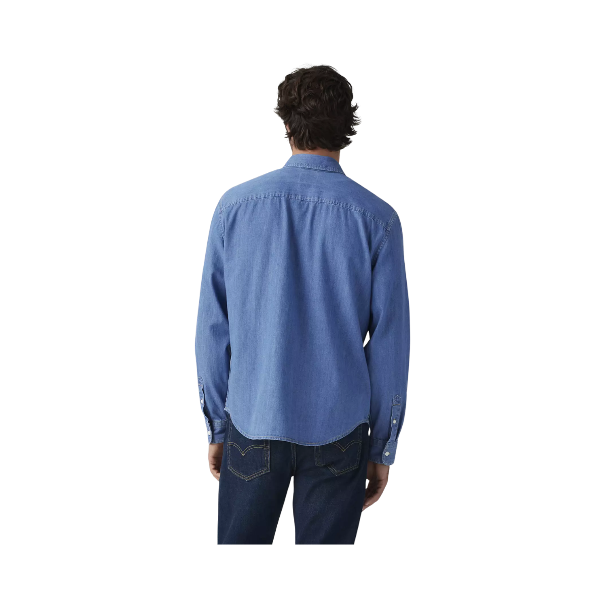 Authentic Button Down Shirt - Woodrow Mid Wash